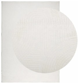 IZA krémszínű rövid szálú skandináv stílusú szőnyeg 240x340 cm