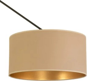 LED állítható rúdon függesztett csillár GORTA 1xE27/60W/230V bézs/arany
