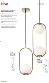 Redo 01-2627 - Csillár zsinóron NIVA 3xE14/28W/230V