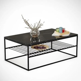 Kávésasztal ETNA 43x95 cm fekete