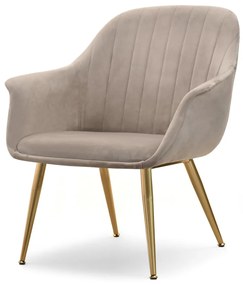 Fotel Osmol F (bézs + arany). 1110358