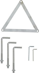 Klasszikus kültéri állólámpa fekete opálüveggel 140 cm IP44 - Champs