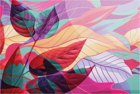 Fotótapéta Flizelin Dekoratív az irodába Absztrakt levelek 104x70