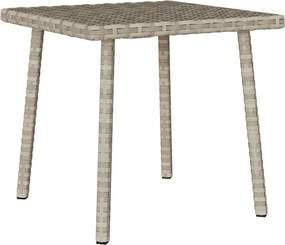 vidaXL téglalap polyrattan kerti dohányzóasztal 40x40x37cm