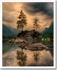 Poszterek keretben 40x50 Hegyi szépség Tájkép