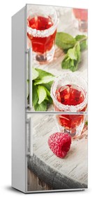 Hűtő matrica Málna és italok FridgeStick-70x190-f-104598018