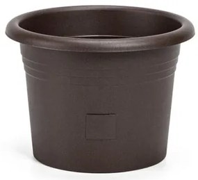 Plastia Öntözés nélküli virágcserép Narza átmérő40 cm, csokoládé, 40 cm átmérőjű