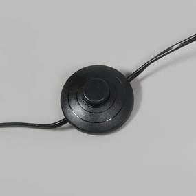 Modern állólámpa fekete, beépített LED-del, állítható - Trax