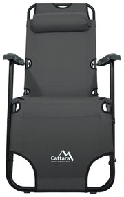 Cattara 13513 Összecsukható nyugágy Comfort,antracit, 155 x 61 cm