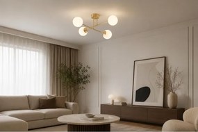 BRILAGI - Plafonra szerelhető csillár MILO 4xE27/60W/230V aranyszínű