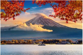 Kép - japán, Fuji hegy (90x60 cm)