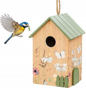 Dekoratív madárfészek 14,5 × 10 × 21,5 cm – virágmintás