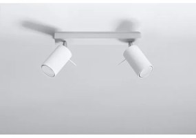 Sollux SL.0088 - Spotlámpa RING 2 2xGU10/10W/230V fehér