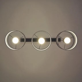 Zsinóros függőlámpa ALBA 3xE27/15W/230V szürke