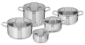 Tefal - Lábaskészlet 10 db VIRTUOSO rozsdamentes