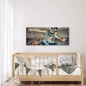 Kép - Fiatal pilóta (120x50 cm)