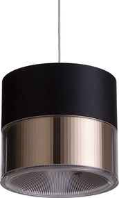 RENDL JUNIPER závěsná stahovatelná černá/zlatá 230V LED 15W 30° 3000K