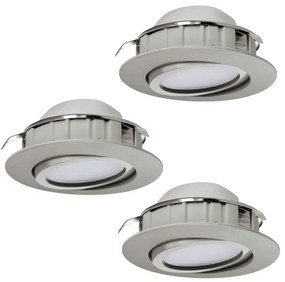 Eglo 95859- SET 3x LED Beépíthető lámpa PINEDA 1xLED/6W/230V