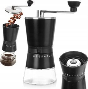 Kávédaráló Kézi Klasszikus Acél Kerámia Mechanizmus