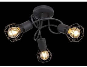 Globo - LED Felületre szerelhető csillár XARA 3xE14/6W/230V fekete