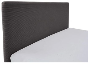 Antracitszürke kárpitozott ágyneműtartós gyerekágy ágyráccsal 90x200 cm Cool – Meise Möbel