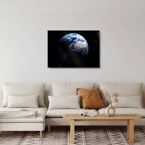 A Föld bolygó képe (üvegen) (70x50 cm)