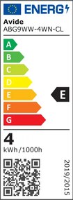 Avide LED 4W G9 400LM COB WW 3000K