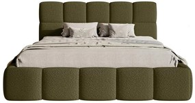 Franciaágy 140 cm Cirsten 140 (ágyráccsal) (tárolóhellyel) (oliva). Akció -15%. 1099534