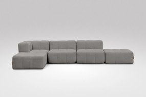 5 Teiliges Modulares Sofa – Grau