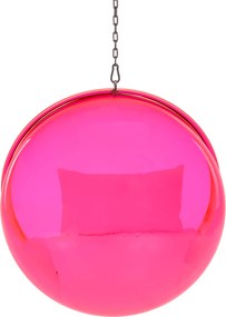 Függő fotel, rózsaszín/ezüst/fehér, BUBBLE TYP 1