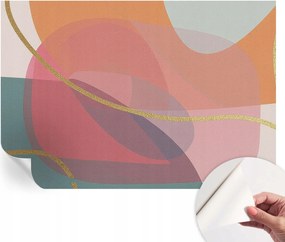 Design fali fotótapéta öntapadós Színes formák 152x104 cm