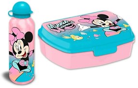 Disney Minnie Mermaid szendvicsdoboz + alumínium kulacs szett