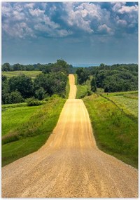 Poszterek 70x100 Út Rét Mező Erdő