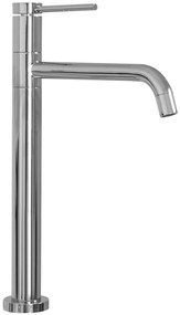 Rea Lugano Slim Chrome magasított fürdőszobai mosdó csaptelep