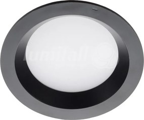 LUMIFALL SANTOLED-175-BL SANTOLED Fürdőszobai Beépíthető Lámpa Fekete LED IP20