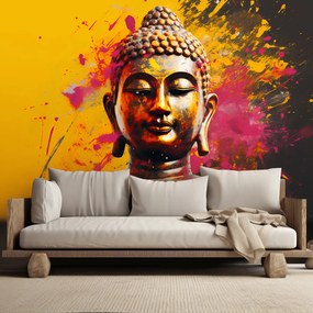 Gario Fotótapéta Buddha egy absztrakt háttér Anyag: Vlies, Méret: 100 x 70 cm