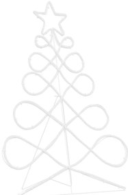 Karácsonyi Fa Forma Világítás Sokszínű 80 x 56 cm PVC