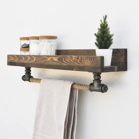 Fém fali polc, 60 cm