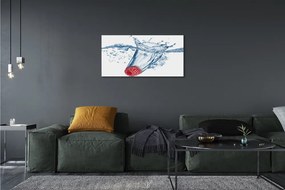 Canvas képek málna víz 100x50 cm
