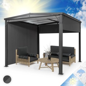 Pantheon Cortina Solid Sky, pergola, tető, 3 x 3 m, polikarbonát, szürke