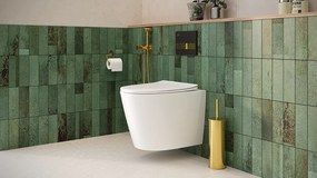 Laveo Jari Cycleon, falra szerelhető WC CycleOn pezsgőfürdő rendszerrel 485x370x325 mm + wc ülőke, fehér, LAV-VMJ_609S