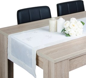 Dekorációs öv Polilen 40x220 asztali futó bézs mintás 3009