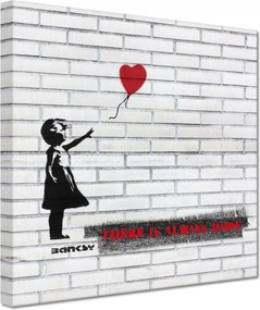 Festmények 20x20 Theres always hope Banksy