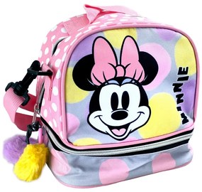 Disney Minnie Pretty in Pink thermo uzsonnás táska 21 cm