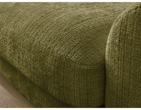 Khaki zsenília sarokkanapé (bal oldali-heverő résszel) Leonore – Bobochic Paris