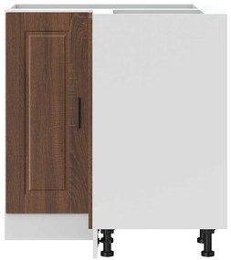 vidaXL Porto barna tölgy színű szerelt fa Konyha sarokszekrény