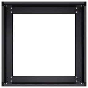 vidaXL ültetvény fekete 40x40x30 cm acél