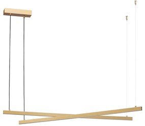 Argon 8839 - LED Csillár zsinóron MIAMI LED/74W/230V 3000K arany