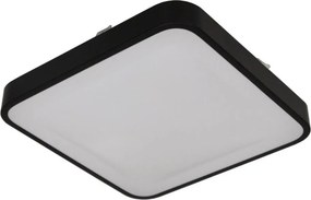 WILTON mennyezeti lámpa szenzorral 2xE27/60W/230V 33x33 cm fekete