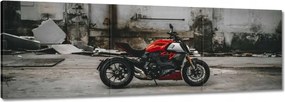 Vászonkép 150x50 Piros Ducati Motorkerékpár